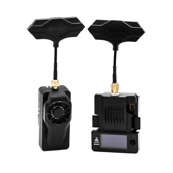 Aeris Link ExpressLRS ELRS TX Module 2.4G 915MHz With OLED Screen Cooling Fan High-frequency Airplane Racing UAV